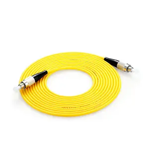 SC/LC/FC/ST Cable de conexión de fibra de 2 núcleos de modo único PVC/LSZH 3M 9/125 3,0mm Cable de conexión
