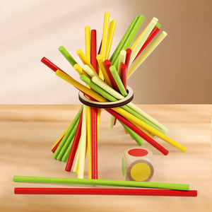 Gioco Educativo Montessori Youlebei Due-in-uno: Torre di Equilibrio in Legno con Palline e Bastoncini <span class=keywords><strong>per</strong></span> Contare, Giocattolo Interattivo <span class=keywords><strong>per</strong></span> Bambini - Product Image 5