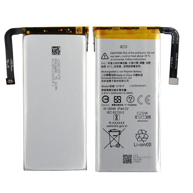 Original High Quality Low Price Google Battery GTB1F 4080 MAh for Pixel 5 G823-00172-01 Genuine Mobile Phone