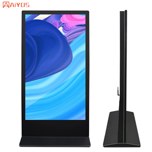 Digital Kiosk Touch Screen 75inch 3840*2160 UHD Full Screen Ultra Bezel Menu Advertising Machine Totem Digital Display Screen - Product Image 1