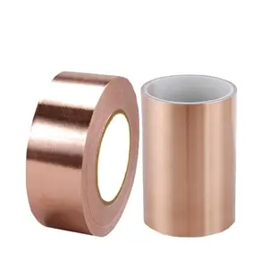 China Supplier Single Sided 80mm Copper Foil Tape Water Activated Acrylic Adhesive Paper Masking Various Applications