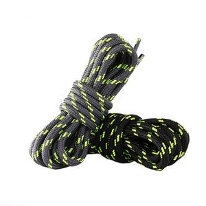 Lacets de chaussures de travail d'extérieur ronds en polyester bicolores personnalisés pour chaussures de sécurité - Product Image 1