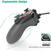 Controlador de Juego con Cable Todo en Uno para XBOX360/PC con Función de Vibración, Venta Directa de Fábrica para Computadora
