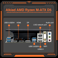 Nouvelle carte mère de bureau ERYING M-ATX AMD Ryzen9 8945HX DDR5*2 2*M.2 PCIe4.0 SSD Socket AM5 WIFI6E ARGB PC de jeu