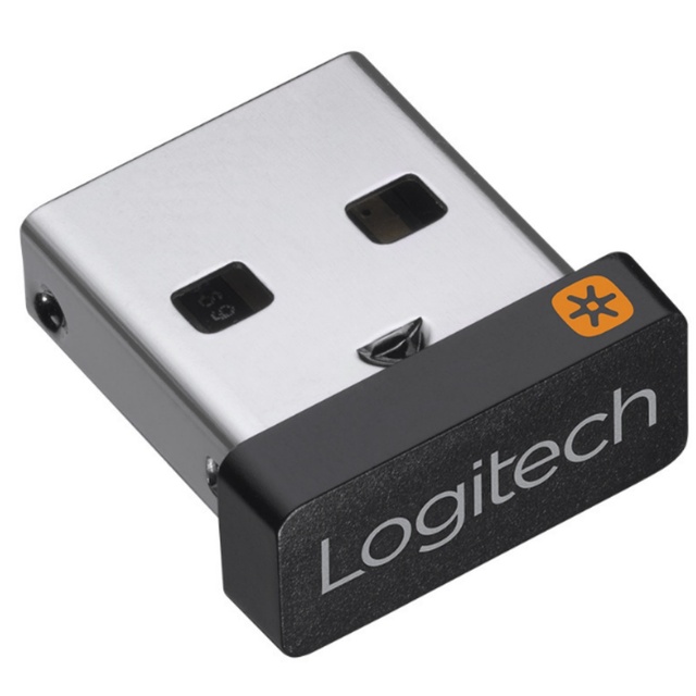 Logitech USB Unifying USB Bolt 6-Device Stackable Black Laptop Compatible Receiver