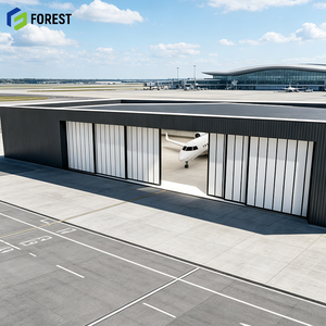 Hangar Prefabricado Modular Personalizado con Estructura de Acero, de Gran Resistencia y Amplio Espacio, para Depósito de Aviones - Product Image 1