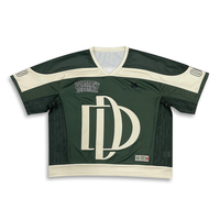 Maillot de football américain personnalisé en gros, coupe oversize, style crop top