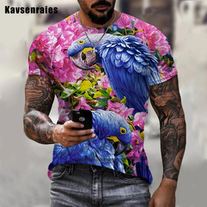 Parrot <strong>3D</strong> Printed <strong>Shirt</strong> for Men Funny Digital Fashion Printing <strong>Shirt</strong> for Men's Custom Unisex All Over Print OEM and ODM <strong>T</strong>-<strong>shirts</strong> - Product Image 6