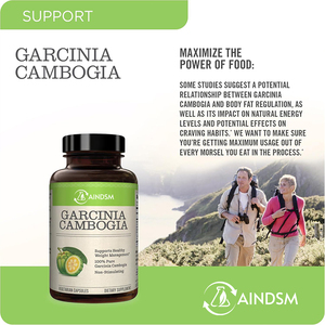 Cápsulas Orgánicas de Garcinia Cambogia, Pastillas para Suprimir el Apetito, Extracto de Garcinia Cambogia, Suplemento para la Pérdida de Peso - Product Image 4