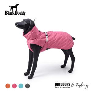 Veste <span class=keywords><strong>d</strong></span>'<span class=keywords><strong>hiver</strong></span> pour chien, vêtements animaux, hameçon noir et à rayures réfléchissantes, collection 2020 - Product Image 4