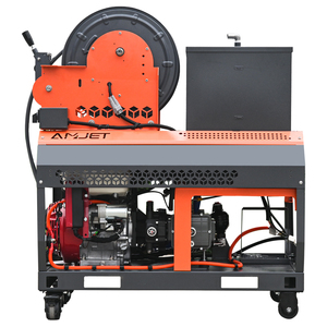 AMJET 4350PSI 16LPM Máquina de limpieza de drenaje de alta presión Equipo de limpieza de alcantarillado Máquina de limpieza de drenaje de chorro de agua - Product Image 6