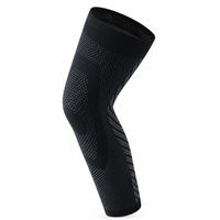 Manchon de compression en nylon tricoté pour mollet et genou, soutien de la jambe pour la course, le basketball et le cyclisme