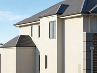 Villa préfabriquée moderne à ossature métallique, construction rapide, économie d'énergie, résistante aux cyclones, résistante au vent, structure solide, appartement/hôtel à 2 étages