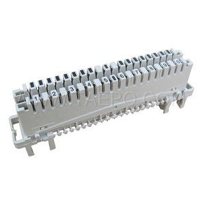 Grossiste <span class=keywords><strong>en</strong></span> <span class=keywords><strong>ligne</strong></span> Fabricant de pièces de télécommunication pour module de connexion LSA à profil 10 paires pour connecter un câble téléphonique - Product Image 1