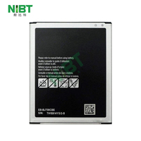 Baterai Ponsel Lithium NIBT Wholesale EB-BJ700CBE3000mah untuk Samsung J7(2015)/J4 2018/ J700F/H/DS/M/J7000/J7009/J701F