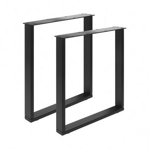 Detachable Square Iron <b>Table</b> <b>Legs</b> Powder Coated Easy Transport DIY Furniture Accessories for Coffee <b>Tables</b> & Hospital Use - Product Image 2