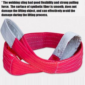 Cinghie di Sollevamento Resistenti alla Corrosione da 1, 2, 3, 6, 10 Tonnellate, Alta Forza di Trazione, Personalizzabili - Product Image 4