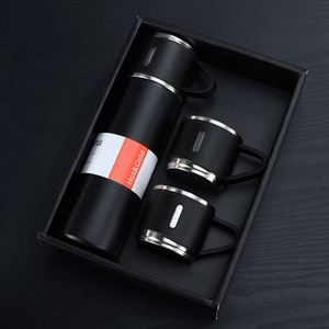 Thermos Bottle Set Double-layer, 304 Stainless Steel Vacuum <b>Flask</b> Travel Water Bottle Business Tea Cup Gift Set for Men/ - Product Image 6