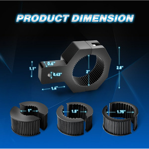 ขายึดหลอดไฟ LED สำหรับติดตั้งบนแร็คหลังคารถยนต์หรือมอเตอร์ไซค์ - Product Image 2