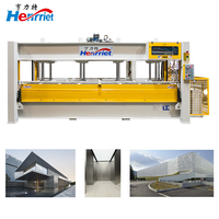 Presse à chaud hydraulique 4 couches 160T pour placage, idéale pour les panneaux alvéolaires en aluminium perforé, les bagages et les portes de garage en aluminium