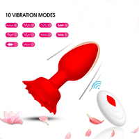 Yeni ürün enchanrose gül Anal Plug uzaktan kumanda APP popo fiş erkek ve kadın mastürbasyon masaj yetişkin seks oyuncak