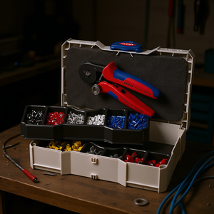 Surtido de Terminales para Cables KNIPEX 0.08-16 mm AWG 28-5, Incluye Herramienta de Crimpado - Product Image 3