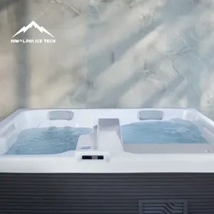 Bak Terapi Panas Dingin Akrilik Dual 0 Derajat dengan Unit Pendingin Pemanas 1.5HP Terintegrasi Untuk Hotel Spa Gym Pemulihan - Product Image 3