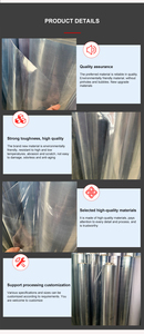 Siêu rõ ràng minh bạch PVC CuộN rõ ràng phim tấm rõ ràng PVC dính 03mm trong suốt mỏng nhựa cứng PVC rõ ràng phim - Product Image 5