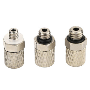 Dde Dade Pneumatics Mini <b>Quick</b> Connect Coupler M3hl 4 Air Hose Fitting Nickel Plated Copper Straight And Bend <b>Connector</b> - Product Image 2