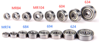 Roulement micro moteur en acier inoxydable S623ZZ 623ZZ R-1030 623-2RS 3*10*4mm roulement à billes à gorge profonde