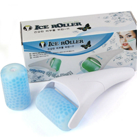 Оптовая цена: Система для охлаждения кожи лица Ice Head Derma Rolling System, охлаждающий ролик для отбеливания, сертифицированный CE, силиконовый ледяной компресс для домашнего использования