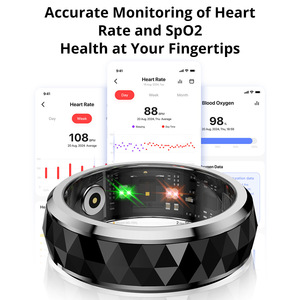 Anillo de Alivio de Ansiedad con Giroscopio para Dedos <span class=keywords><strong>R11</strong></span>, con Control por Aplicación, Monitor de Actividad Física, Estuche de Carga y Monitor de Salud y Sueño - Product Image 6