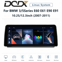 Autoradio pour BMW Série 3/5 E90 E91 E60 E61 10.25"/12.3" avec système Linux, unité centrale multimédia sans fil Android Auto & CarPlay BT