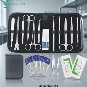Meilleurs kits de dissection pour étudiants pour laboratoire de biologie, pinces anatomiques manuelles, équipement chirurgical en acier inoxydable allemand, certifié CE Cardimed - Product Image 2