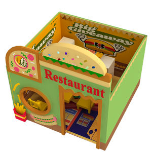 Nouveau design <span class=keywords><strong>de</strong></span> <span class=keywords><strong>maison</strong></span> <span class=keywords><strong>de</strong></span> jeu <span class=keywords><strong>de</strong></span> rôle pour enfants Équipement <span class=keywords><strong>de</strong></span> terrain <span class=keywords><strong>de</strong></span> jeu intérieur pour parc pour tout-petits - Product Image 2