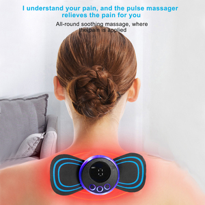 Masseur électrique rechargeable pour le cou, 19 vitesses, 8 modes EMS, massage par impulsions, massage du dos, massage des vertèbres cervicales, patch de massage musculaire pour tout le corps - Product Image 3