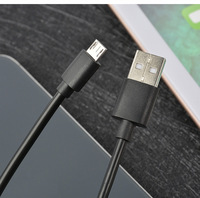 Cable de carga rápida para iphone, cargador de datos usb corto micro/Tipo c blanco y negro de 15cm