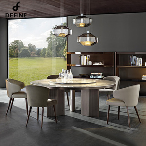 Muebles para el hogar, mesa de comedor con marco de acero inoxidable con piedra superior sinterizada, <span class=keywords><strong>Lazy</strong></span>, 2022 - Product Image 4