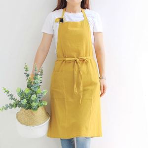 ผ้ากันเปื้อนเชฟผ้าฝ้าย 100% แบบคาดเอว พร้อมกระเป๋า สำหรับร้านกาแฟ ร้านอาหาร และงานทำความสะอาด  รับทำโลโก้ตามสั่ง - Product Image 2