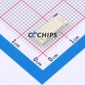 XW0520012-160R-001 FFC/FPC Connector SMD,P=0.5mm,Horizontal Mount Connector Flip Cover Type Bottom Contact 16P 0.5mm - Product Image 2
