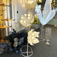Neuankömmling Schmetterling Hochzeit Gang Lichter Empfang Schmetterling Beleuchtung Laternen für Hochzeiten