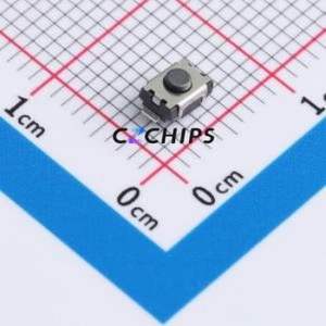 TS05-TDW1FH2.0 Tactile Switch SMD,3.9x3mm Switch Single Pole Single Throw Round Button 2.5N Vertical Mount - Product Image 1
