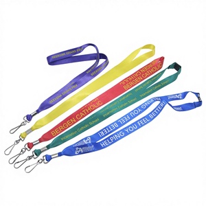 Lanière de cou personnalisée en nylon de luxe, imprimée en sérigraphie, avec logo, à <span class=keywords><strong>prix</strong></span> de gros abordable, tendance, avec crochet en J <span class=keywords><strong>pour</strong></span> bouledogue - Product Image 6