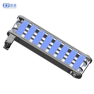 Ayarlanabilir Yükseklik ve Değişken Hızlı Zincir Konveyör Sistemi, Tıbbi Cihaz Montaj Hattı Akıllı Üretim Çözümü - Product Image 1