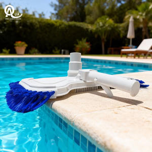 Brosse de piscine en PVC avec logo personnalisé, ensemble complet d'équipement de piscine, outil de nettoyage extérieur du Guangdong pour piscines, directement de l'usine - Product Image 4