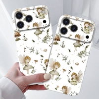 Échantillon Gratuit Coque de Téléphone Mignonne Fée en Film pour iPhone 17 Pro Max 16 15 14 Air – Vente en Gros Pas Cher, Étuis Durables pour Téléphones Portables Femme