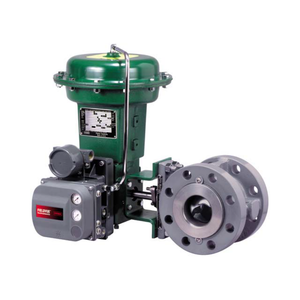 วาล์วควบคุมแบบมีหน้าแปลน Vee-Ball V150 พร้อม DVC6200 และโซลินอยด์วาล์ว 3 ทางแบบจีน - Product Image 2