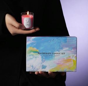 Bougies Parfumées pour la Décoration Intérieure, Cadeaux d'Anniversaire, Coffret Cadeau Saint-Valentin, Ensemble de Bougies en Pot - Product Image 3