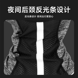 Cycling Mask Mesh Fabric One Size Breathable Sun Protection Neck Warmer For Outdoor Activities - Product Image 2