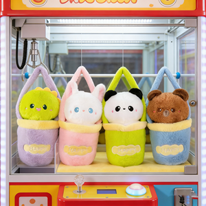 Giocattoli di Peluche Morbidi a Forma di Cesto da 8 Pollici, Animali di Peluche, Giocattoli per Bambini a Tema Cartoni Animati e <span class=keywords><strong>Anime</strong></span>, per Macchine Acchiappapremi - Ingrosso di Fabbrica - Product Image 1
